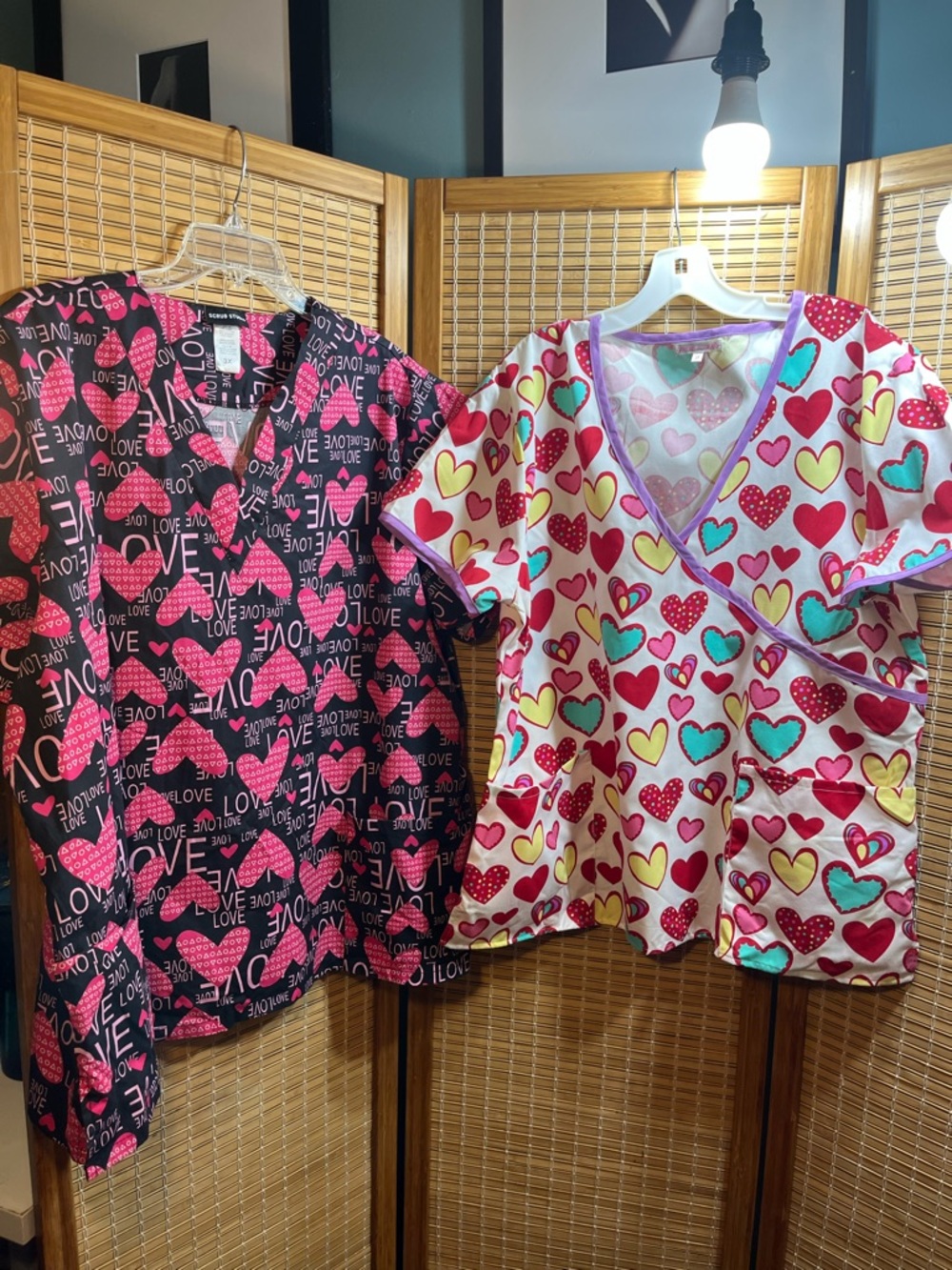 Scrub Studio and Delta Scrub Tops Sz 3X